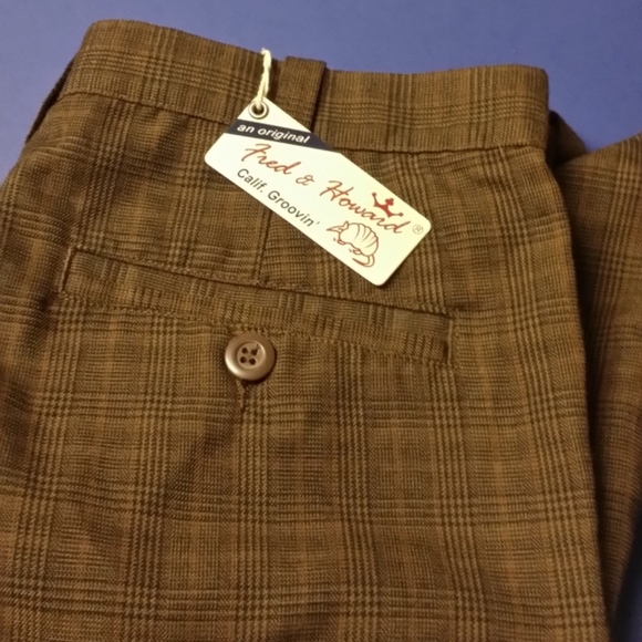 NWT FRED & HOWARD CALIF GROOVIN Plaid Pants 31 - Picture 2 of 8